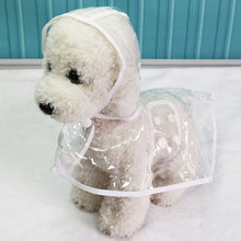 Load image into Gallery viewer, Pet Waterproof Transparent Raincoats XS-XL