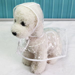 Pet Waterproof Transparent Raincoats XS-XL