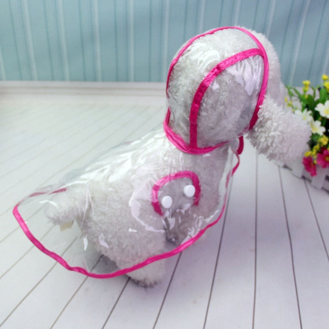 Pet Waterproof Transparent Raincoats XS-XL