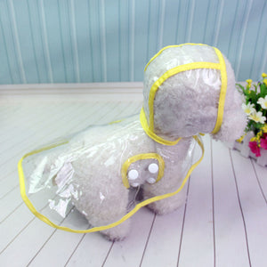 Pet Waterproof Transparent Raincoats XS-XL