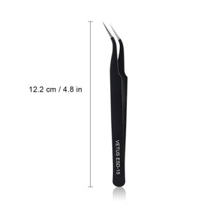 VETUS Eyelash Extension Stainless Steel Tweezers