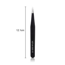 Load image into Gallery viewer, VETUS Eyelash Extension Stainless Steel Tweezers