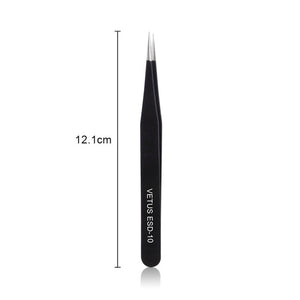 VETUS Eyelash Extension Stainless Steel Tweezers