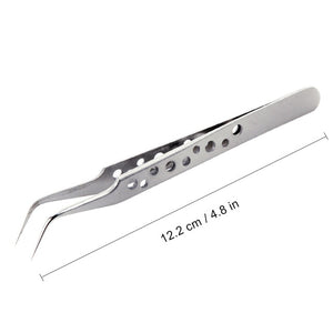 VETUS Eyelash Extension Stainless Steel Tweezers