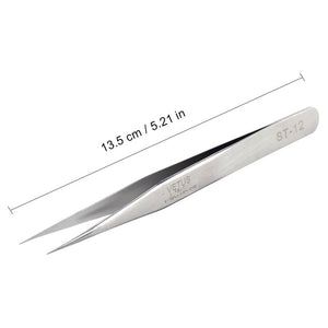 VETUS Eyelash Extension Stainless Steel Tweezers