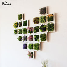 Load image into Gallery viewer, Meldel 1pcs Creative 3D Metope Imitation Plants/Photo Frame Wall Decoration