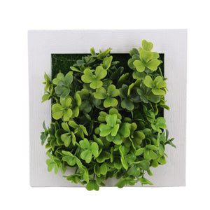 Meldel 1pcs Creative 3D Metope Imitation Plants/Photo Frame Wall Decoration