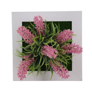 Meldel 1pcs Creative 3D Metope Imitation Plants/Photo Frame Wall Decoration