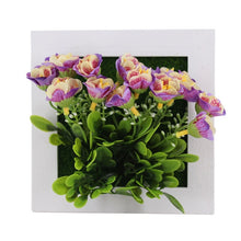 Load image into Gallery viewer, Meldel 1pcs Creative 3D Metope Imitation Plants/Photo Frame Wall Decoration