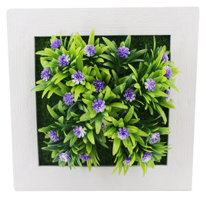 Meldel 1pcs Creative 3D Metope Imitation Plants/Photo Frame Wall Decoration