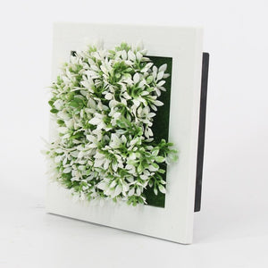 Meldel 1pcs Creative 3D Metope Imitation Plants/Photo Frame Wall Decoration