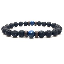 Load image into Gallery viewer, Men/Women-Natural Moonstone Bead Tibetan Buddha-Chakra Lava Stone Diffuser Bracelets