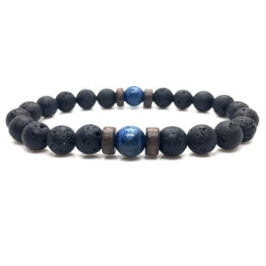 Men/Women-Natural Moonstone Bead Tibetan Buddha-Chakra Lava Stone Diffuser Bracelets