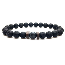 Load image into Gallery viewer, Men/Women-Natural Moonstone Bead Tibetan Buddha-Chakra Lava Stone Diffuser Bracelets