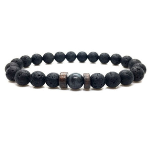 Men/Women-Natural Moonstone Bead Tibetan Buddha-Chakra Lava Stone Diffuser Bracelets