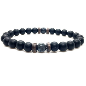 Men/Women-Natural Moonstone Bead Tibetan Buddha-Chakra Lava Stone Diffuser Bracelets