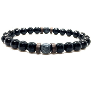 Men/Women-Natural Moonstone Bead Tibetan Buddha-Chakra Lava Stone Diffuser Bracelets