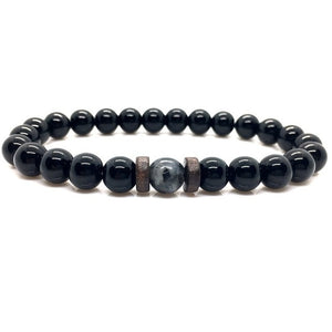 Men/Women-Natural Moonstone Bead Tibetan Buddha-Chakra Lava Stone Diffuser Bracelets