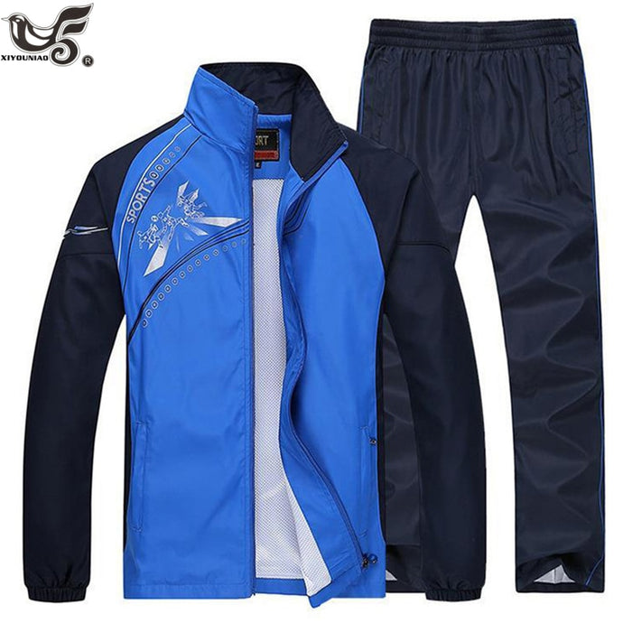 Mens  Tracksuits Sportwear Set - Sizes L to 5XL