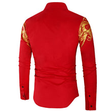 Load image into Gallery viewer, Men&#39;s Gold Bronzing Shirts with Long Sleeves-3 Colors