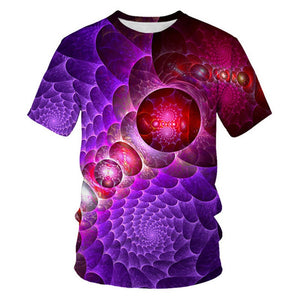 3D Various Geometric Prints Tees