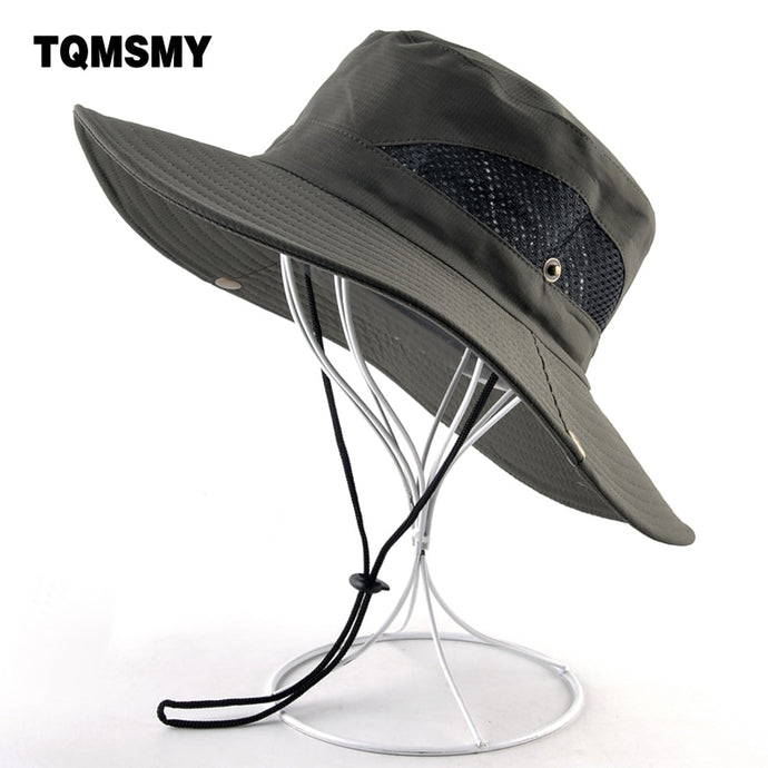 Unisex Solid Color Anti-UV Outdoor with Wide Brim Sunhat