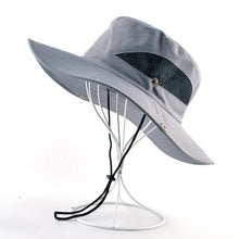 Load image into Gallery viewer, Unisex Solid Color Anti-UV Outdoor with Wide Brim Sunhat