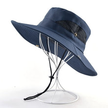 Load image into Gallery viewer, Unisex Solid Color Anti-UV Outdoor with Wide Brim Sunhat