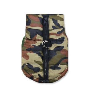 Warm Waterproof  Cotton Camouflage Vest For Small Pets