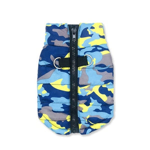 Warm Waterproof  Cotton Camouflage Vest For Small Pets