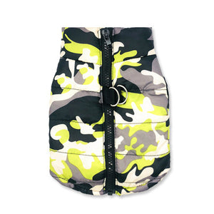 Warm Waterproof  Cotton Camouflage Vest For Small Pets