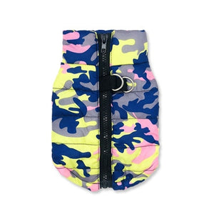 Warm Waterproof  Cotton Camouflage Vest For Small Pets