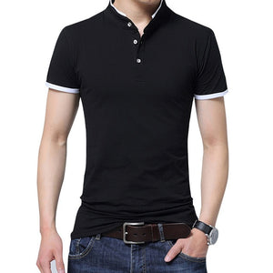 Men's Fashion T Shirt with Casual Patchwork, Short Sleeves Sizes to 5XL