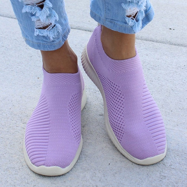 Women's Flat Slip-on-Spring Colors