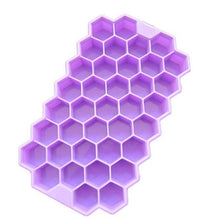 Load image into Gallery viewer, 37 Grid Creative Honeycomb Silicone Mold Ice Cube Tray With Lid