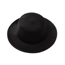 Load image into Gallery viewer, ltnshry New Classic Solid Color Felt Fedoras Hat for Men/Women with Wide Brim