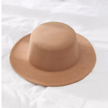 Load image into Gallery viewer, ltnshry New Classic Solid Color Felt Fedoras Hat for Men/Women with Wide Brim