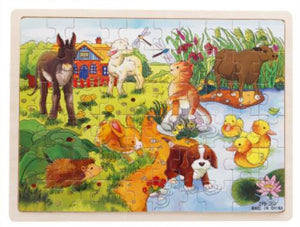 60pcs 3D Wooden Puzzle Jigsaw Puzzle- 8 STYLES  Choices