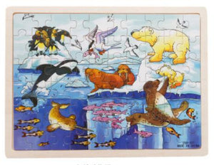 60pcs 3D Wooden Puzzle Jigsaw Puzzle- 8 STYLES  Choices