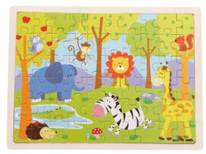 60pcs 3D Wooden Puzzle Jigsaw Puzzle- 8 STYLES  Choices