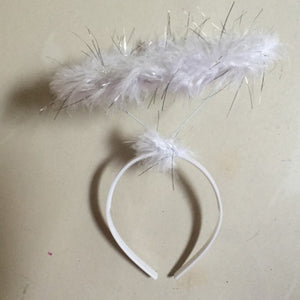 Soft Feather Angel Fairy Halo Headband