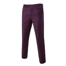 Load image into Gallery viewer, Left ROM Men Fashion Boutique Cotton Solid Color Official Business Pants