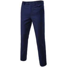 Load image into Gallery viewer, Left ROM Men Fashion Boutique Cotton Solid Color Official Business Pants