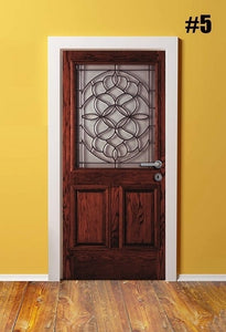 3D Waterproof Pattern Protection Door Sticker