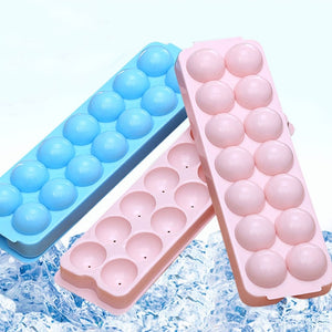 New Safety Plastic Ice Ball Cube Maker Tray