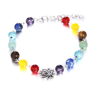 Natural Stone Chakra Bracelets for Women/Men