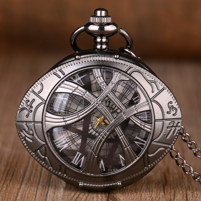 New Vintage Eyes Design Bronze Pocket Watches