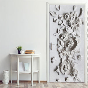 Creative 3D Door Self Ahesive Stickers -Easy Inexpensive Room Renovations