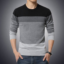 Load image into Gallery viewer, Casual Men&#39;s Sweater O-Neck Striped Sweaters