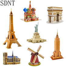 Load image into Gallery viewer, 3D Famous Iconic Carboard Building Model Jigsaw Puzzles